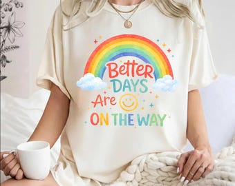 Better Days Are on the Way Boho Hippie Png, Summer Quotes Shirt Design, Positive Mental Health Digital Download