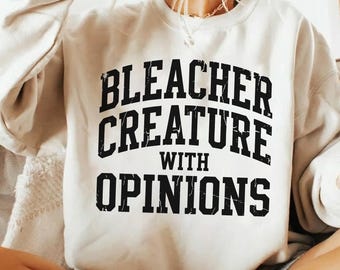 Bleacher Creature With Opinions Svg, Funny Sports Mom Quotes, Baseball Mom Png (Digital Download)