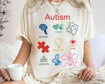 Autism Awareness Coquette Svg, Neurodiversity Mom Png, Special Education Teacher Shirt Design Digital Download