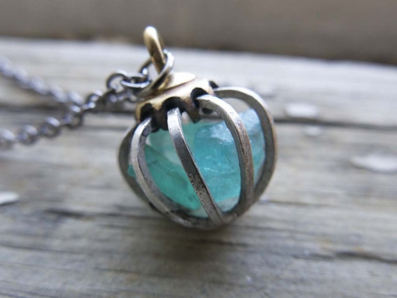 Stone Cage Necklace
