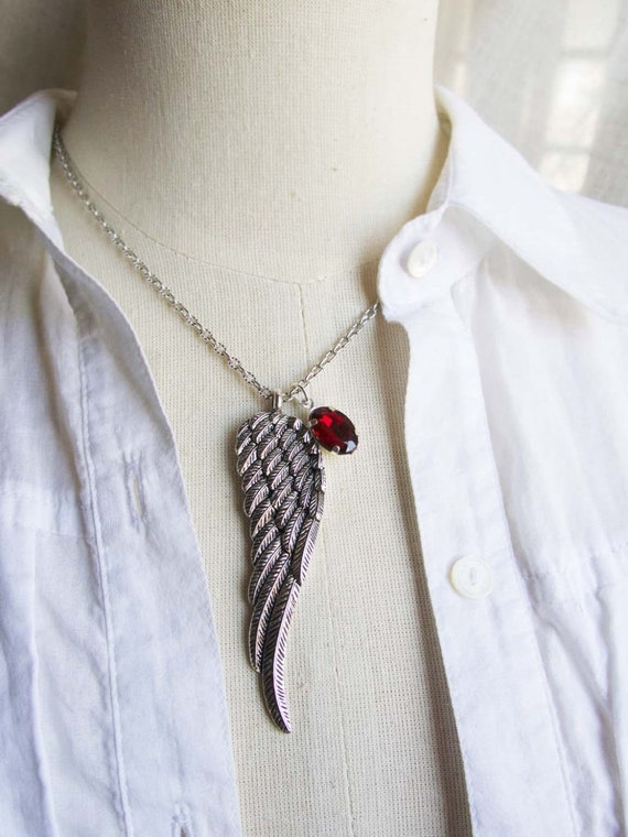 Etsy angel deals wing necklace