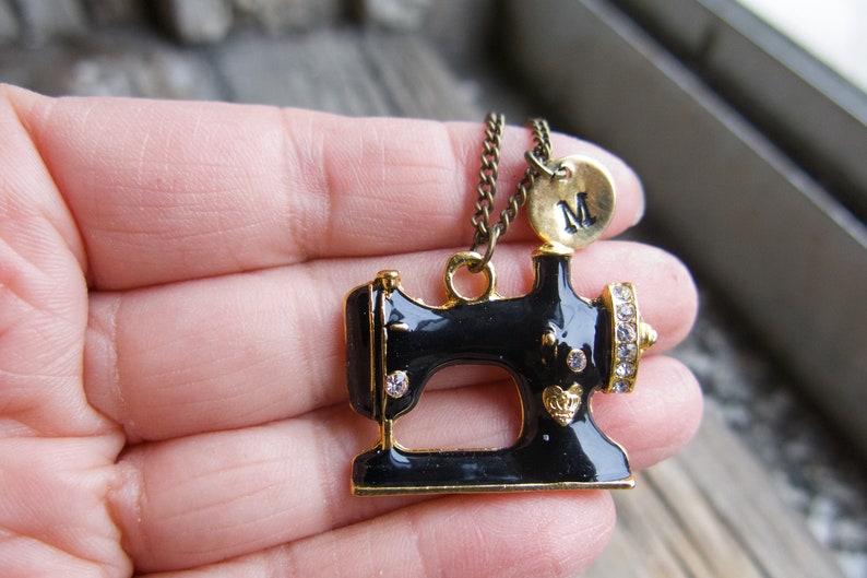 Sewing Machine Necklace Gift for the Crafty Seamstress Etsy