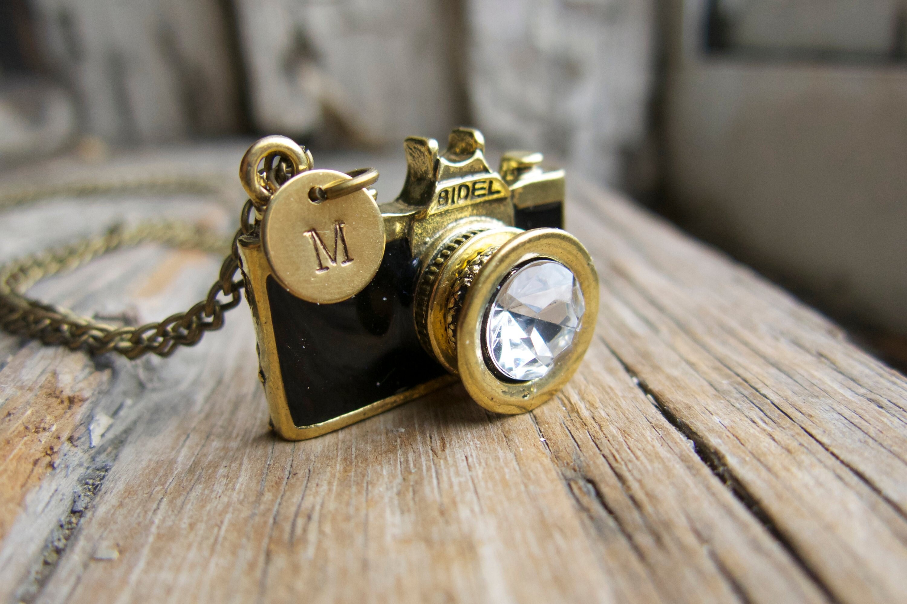 Miniature Camera Necklace Gift Photographer Personalized Etsy