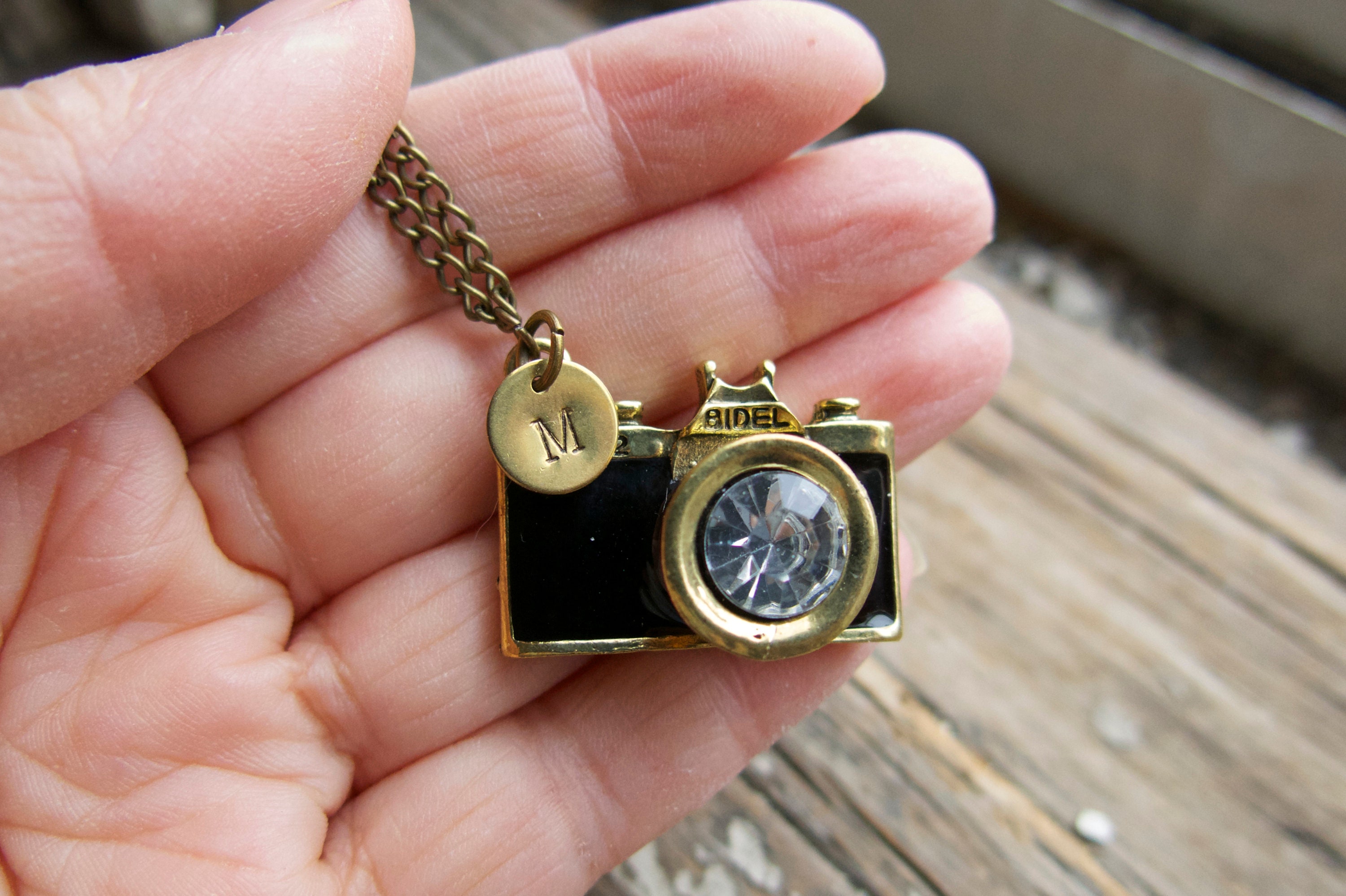 thumbnail image 2 of Custom Mini Camera Locket Necklace With Photo 2 of 10