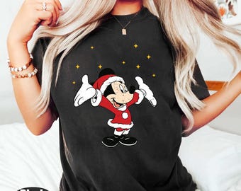 Hello Mickey Retro Cartoon Shirt, Comfort Colors® Disney Tee, Vintage Mickey Mouse Shirt, Cute Classic Cartoon Top 1st