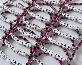 Bulk Custom Square Letter Bracelet/Handmade Personalized Letter Colorful Bracelet/Birthday Gift/Custom Jewelry for Women,Men,Kids,Mom,Auntie
