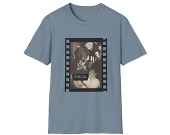 Drama Actor Vintage Film Strip Graphic Unisex T-Shirt, Retro Movie Tee, Classic Cinema Apparel, Unique Gift for Film Lovers, Casual Wear