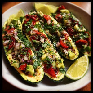 Healthy Stuffed Zucchini Recipe