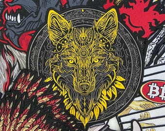 Parches bordados personalizados: parches personalizados para chaquetas de motociclista