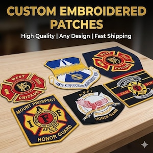 Custom Embroidery Patch: Personalized business, Advertising, Logo, Team, Cosplay embroidery Patches
