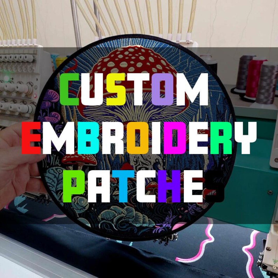 Custom Embroidery Patch: Personalized Business, Advertising, Logo, Team ...