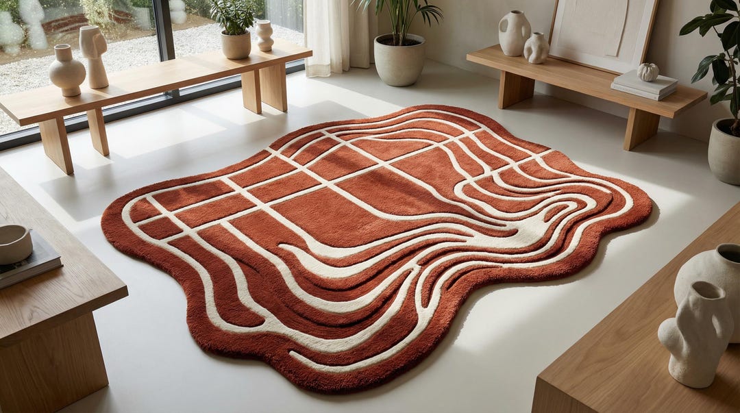 The Sedona Flow Hand-tufted Wool Rug - Etsy