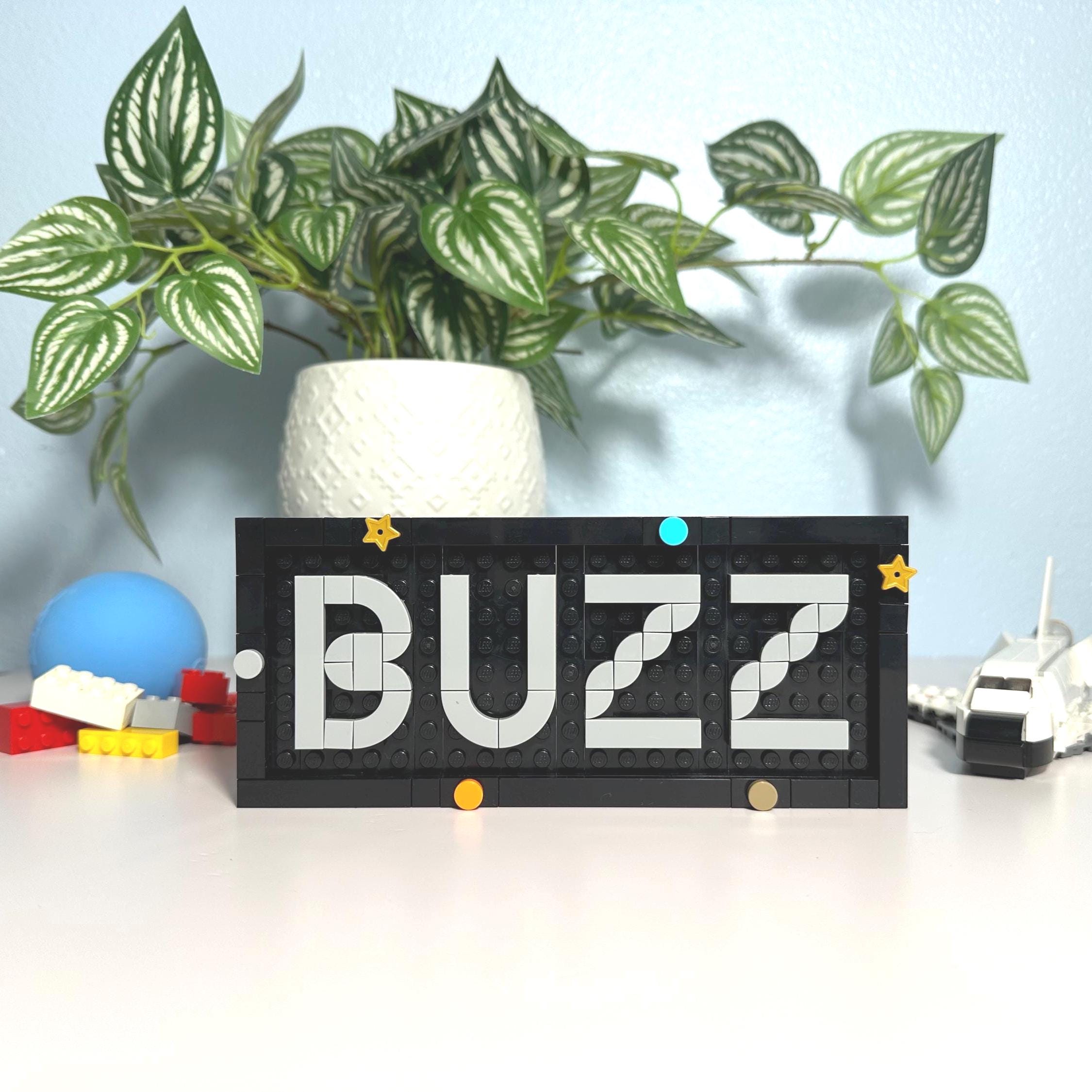 Space Themed Lego Name Sign Personalized | Custom Desk Decor | Lego ...