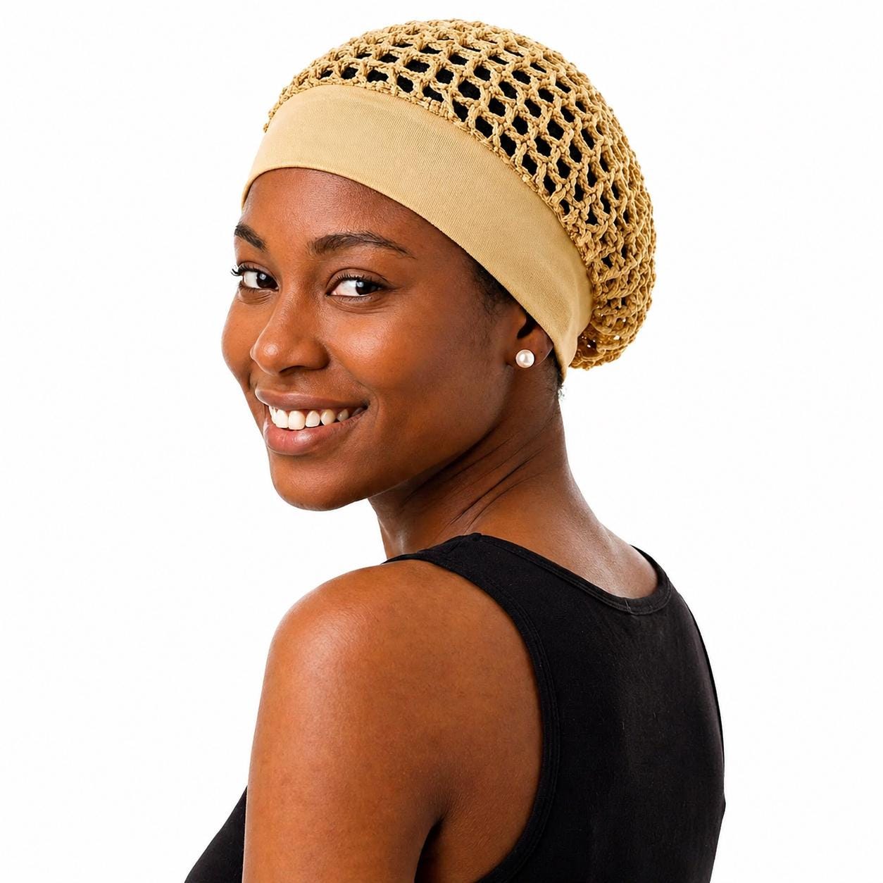 New Stretchy Doobie Net With Headband Attached (2-pack) – Elastic