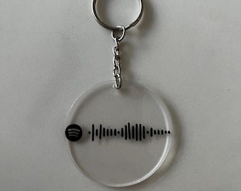 Keychain with Spotify song-code