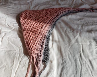 Crochet bandanna/headscarf