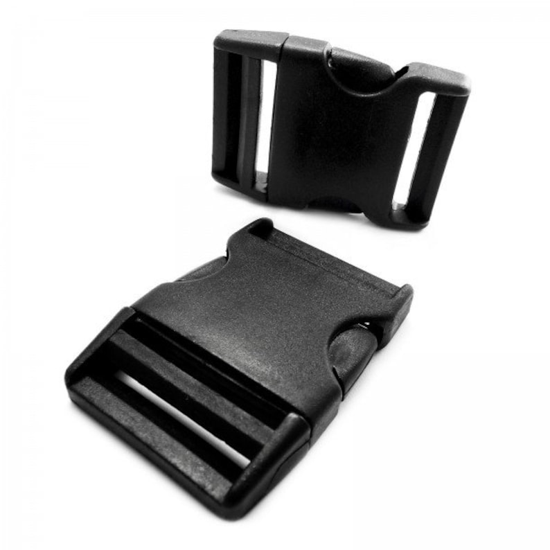 Plastic single adjusting side release buckles for 25 mm webbing AHF