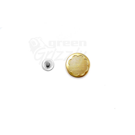 17mm Metal Jeans Buttons Hammer on Denim Tack Alloy Studs Oxyd Antique Brass Pin