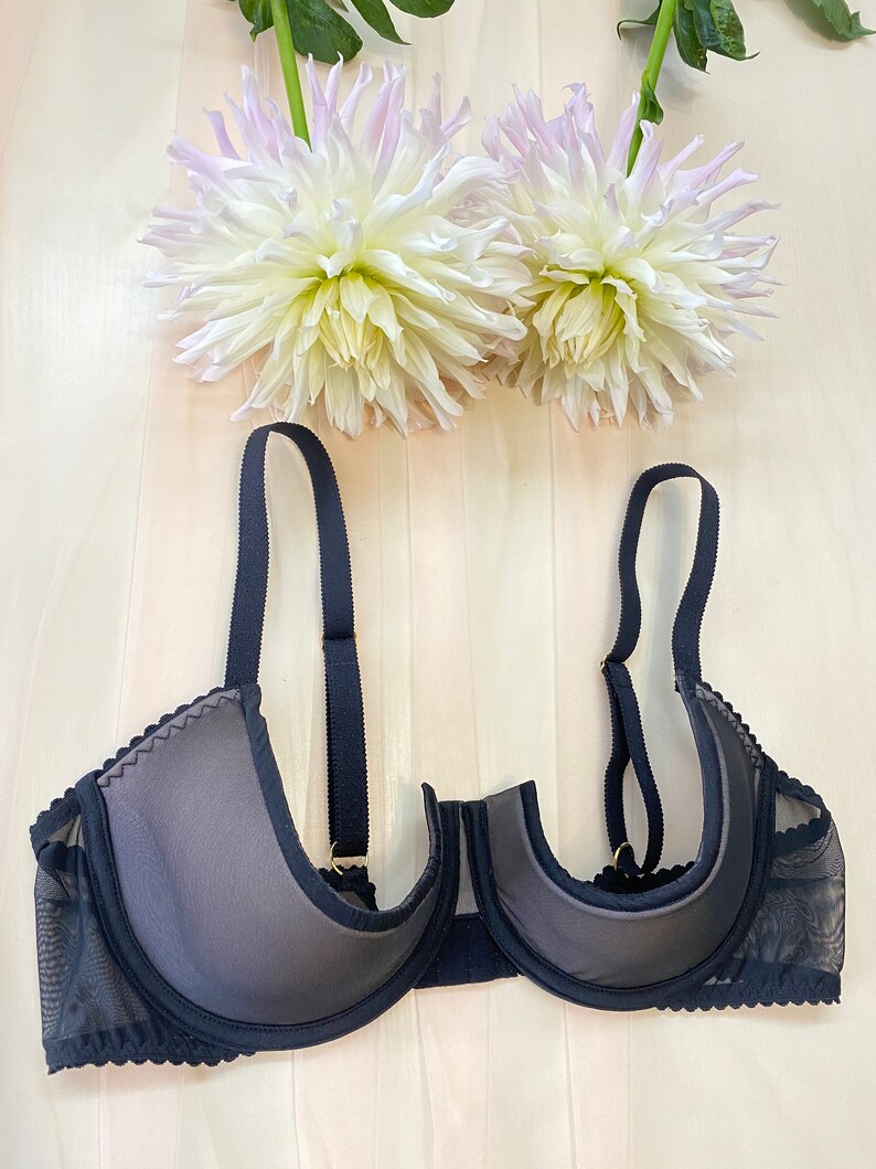 The Open Cup Underwired Bra Made to Order Etsy