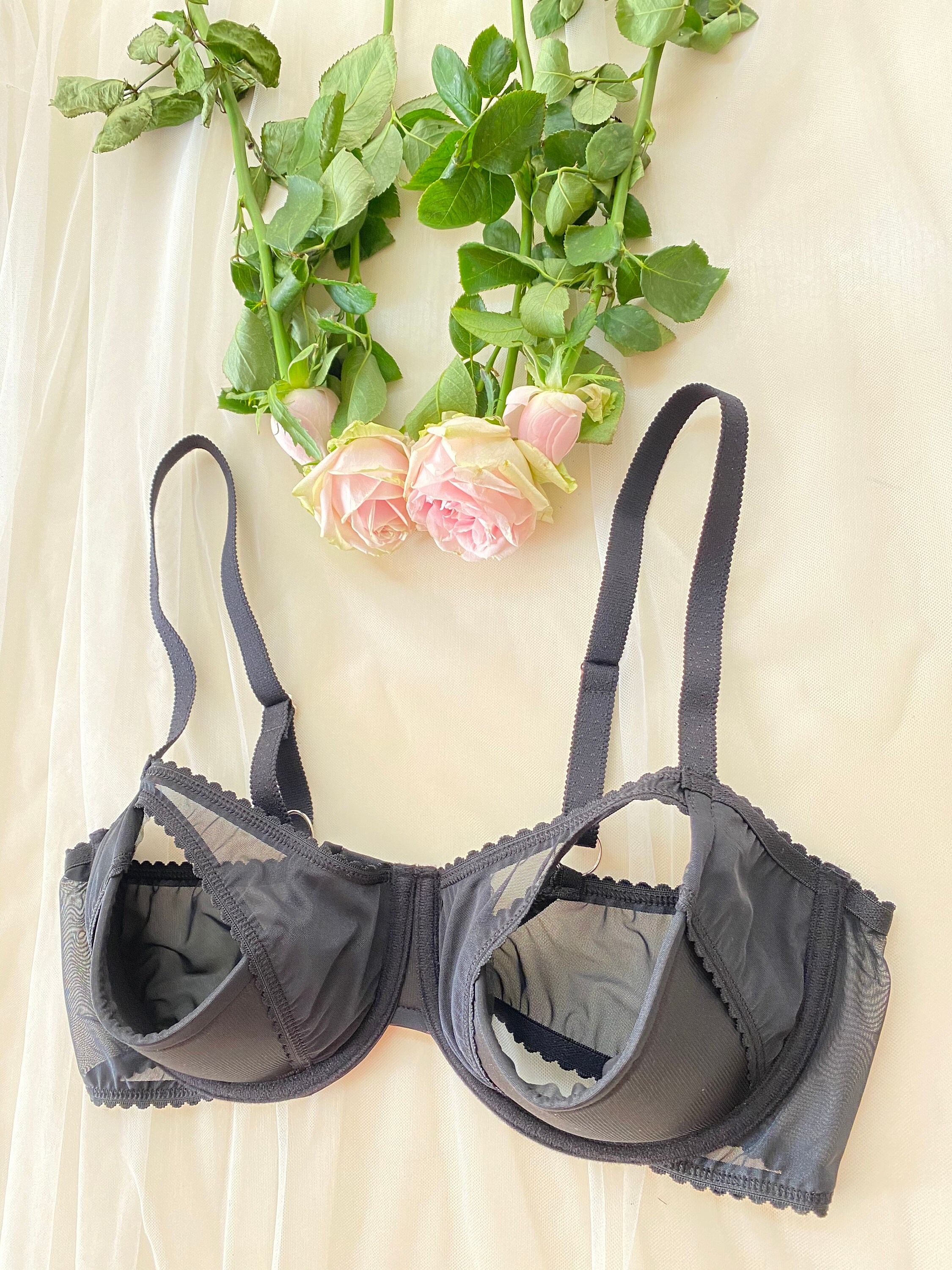 The Open Cup Underwired Bra Made to Order Etsy UK