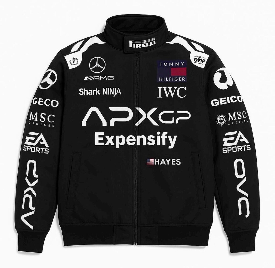 APX GP Team Racing Jacket: Formula 1 Brad Pitt Movie With Gift ...