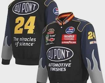 Godaddy NASCAR Racing Jacket #7 Danica Patrick Style | Black Green