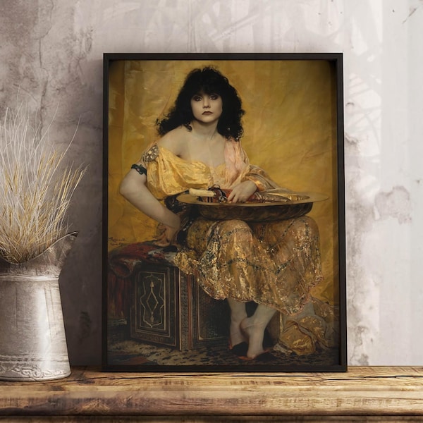 What We Do In The Shadows, Nadja Vampire Portrait, Baroque Gothic Art Print