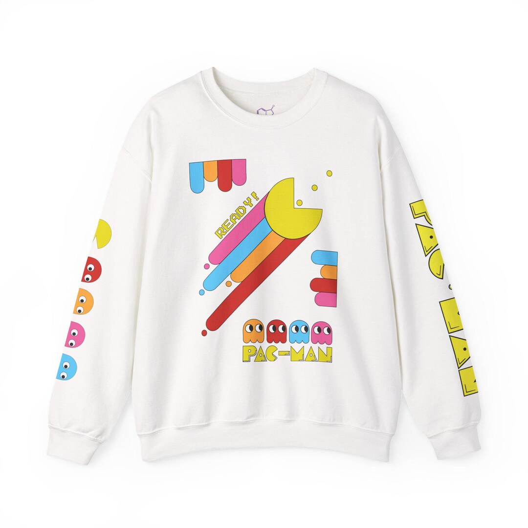 Retro Arcade Game Crewneck Sweatshirt, Unisex Gamer Apparel, Vintage ...