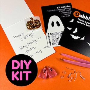 Ghost Earrings DIY Kit - EVERYTHING you need!