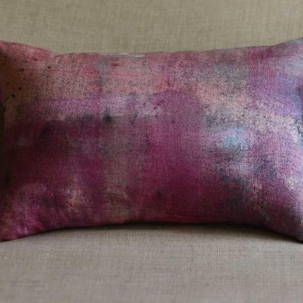 Pink violet 01 .. } RETRO-MODERN Influence vintage Housse de coussin