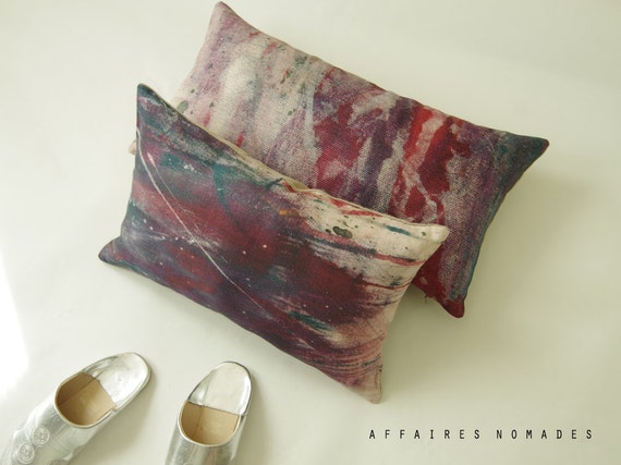 Linen decorative Oblong Pillowcase ESPRIT Daria Pillowcase, multi coloured