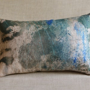 Vine FRAGMENTS Linen nature inspired pillow case image 3