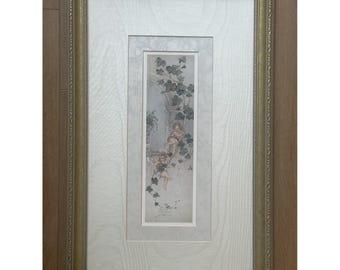 Lena Liu Hand Signed Framed Limited Edition Numbered Print Angels Garden Vine