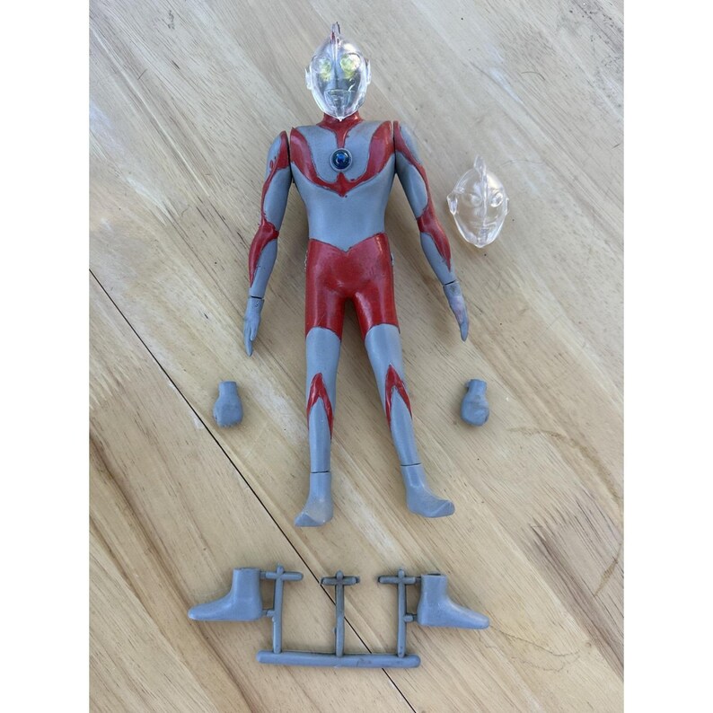1980er Jahre Bandai Ultraman Hero Real Hobby Serie beleuchtetes Modell Japan - Ungetestet Bild 5