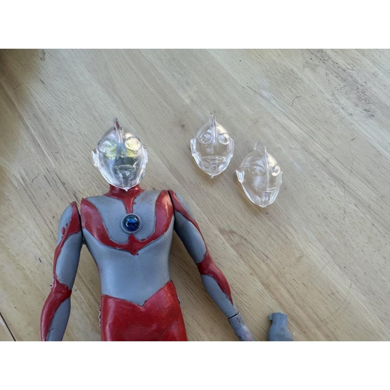 1980er Jahre Bandai Ultraman Hero Real Hobby Serie beleuchtetes Modell Japan - Ungetestet Bild 4