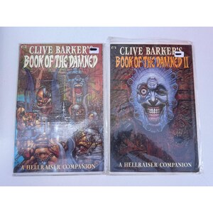 Clive Barker's Book of the Damned I II A Hellraiser Companion Epic Comics 1991