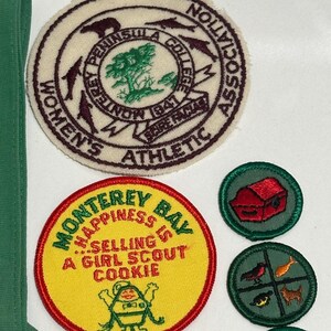 Vintage Girl Scout Lot Mundur Kamizelka Naszywki Przypinki Odznaki Kolekcja Zasług Nagrody zdjęcie 2