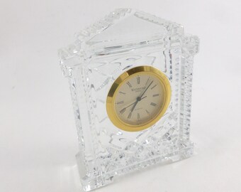 WATERFORD CRYSTAL GRECIAN CLOCK