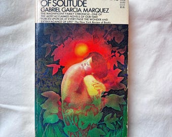 Vintage 1971 - One Hundred Years of Solitude by Gabriel Garcia Marquez - Early used paperback of the Latin American classic novel