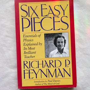 Six Easy Pieces by Richard Feynman - Used paperback physics book