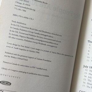 May include: Open book page with text including the publisher's information, ISBN, and trade distribution details. The text is in black font on a light-colored paper. The book was published in 2012.