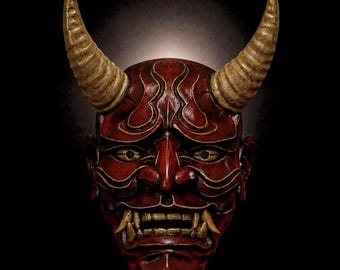 Kitsune Oni Mask – Cosplay Wall Decoration – Yokai Spirit