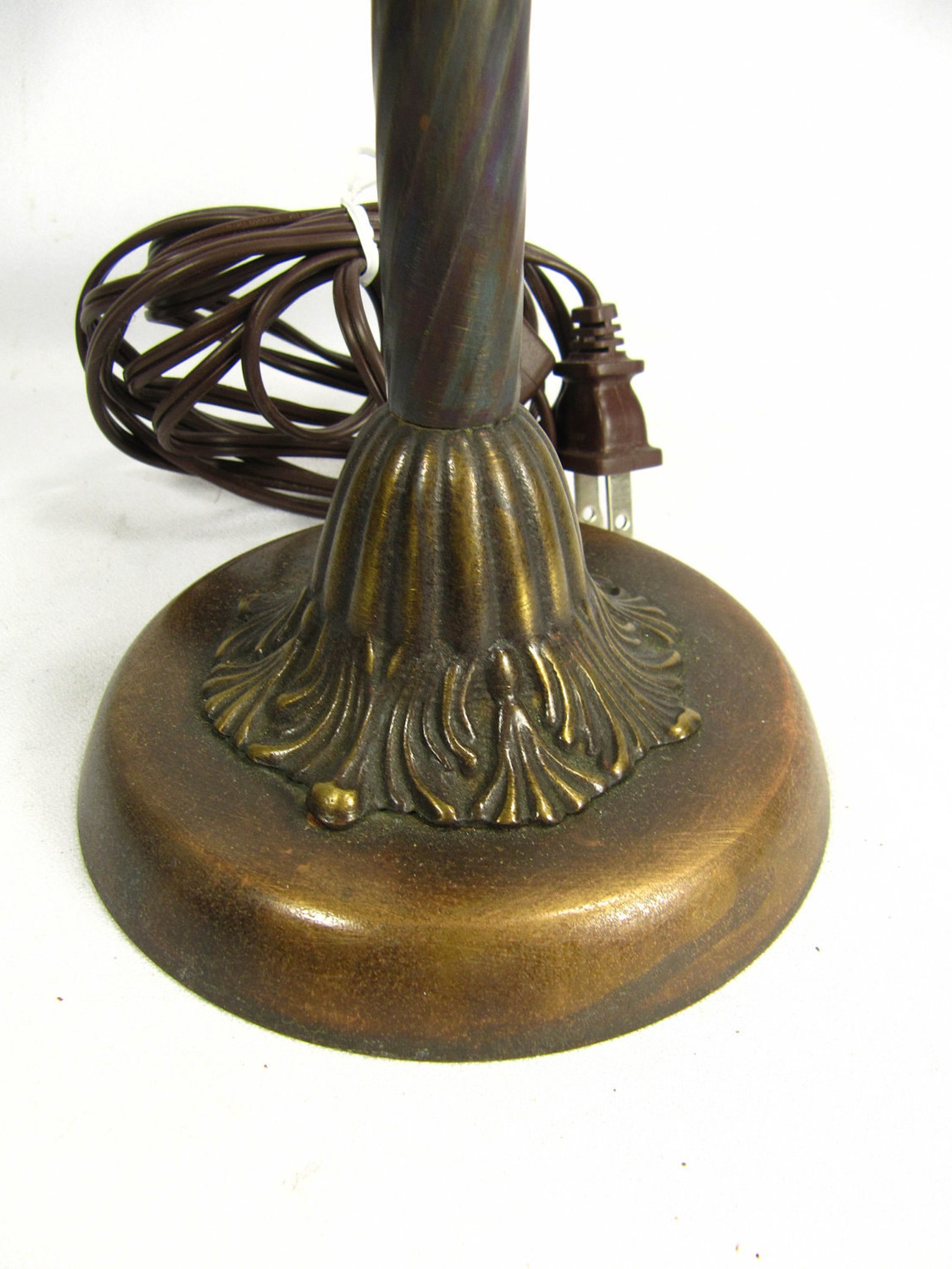 Beaded Lamp Shade Custom Made Vintage Table Lamp Base Etsy