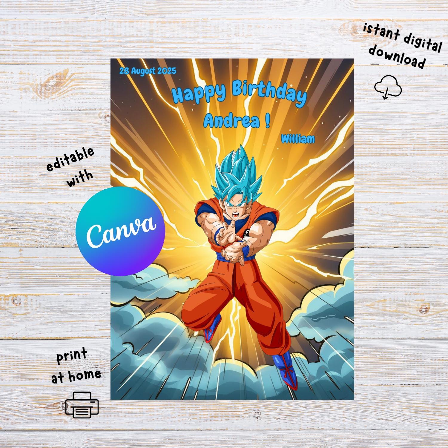 Goku birthday cards - Etsy 日本