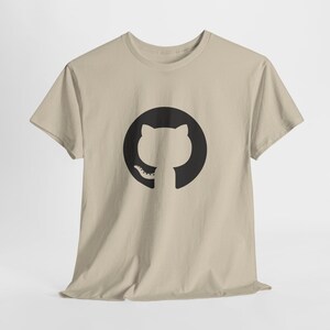 Camiseta com o logo do GitHub Octocat | Camiseta minimalista de tecnologia