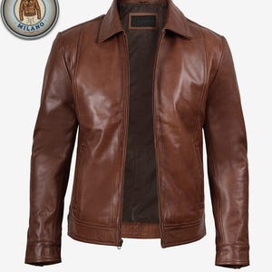 Italian leather jacket men - Etsy 日本