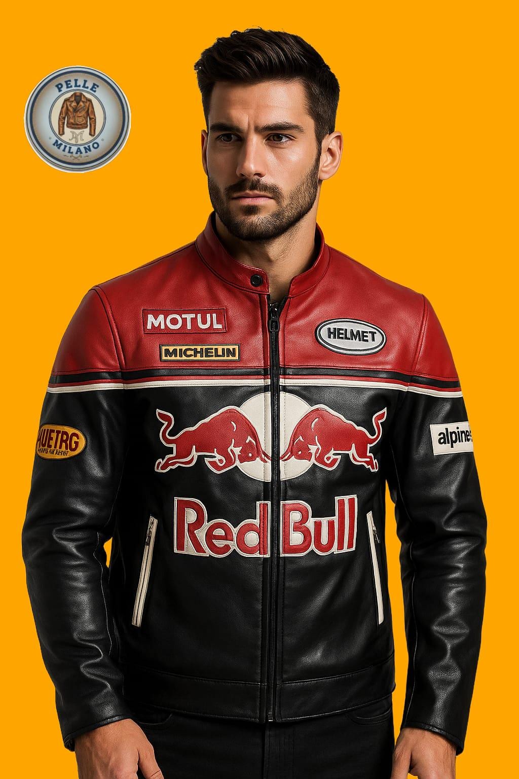 Red Bull Racing Leather Jacket - Etsy