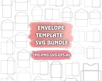 Envelope Template SVG Bundle: Printable Money Envelopes (Digital Download)