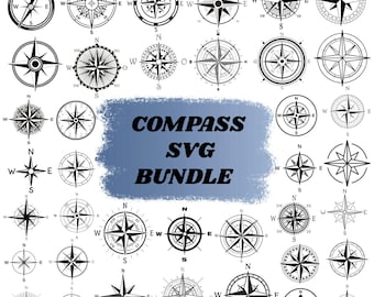 Compass SVG Bundle: Nautical & Adventure Designs,Svg for cricut(Digital Download)