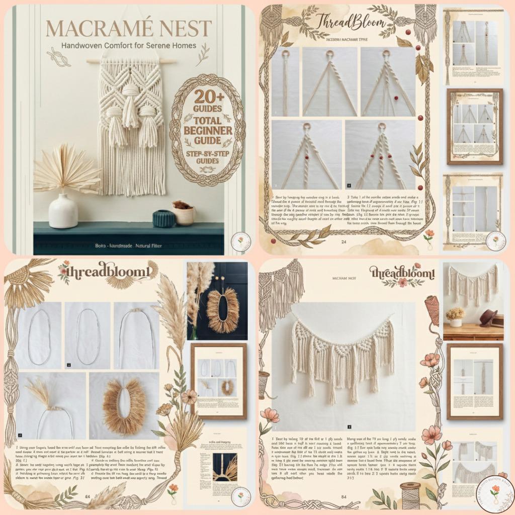 250+ Macrame Patterns | Beginner to Advanced DIY Projects (digital ...